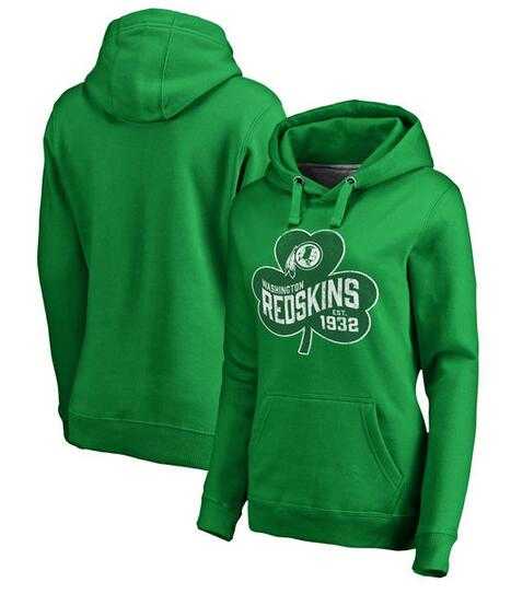 Women Washington Redskins Pro Line by Fanatics Branded St. Patrick's Day Paddy's Pride Pullover Hoodie Kelly Green FengYun,We sell and wholesale Women Washington Redskins Pro Line by Fanatics Branded St. Patrick's Day Paddy's Pride Pullover Hoodie Kelly Green FengYun on line form chian!